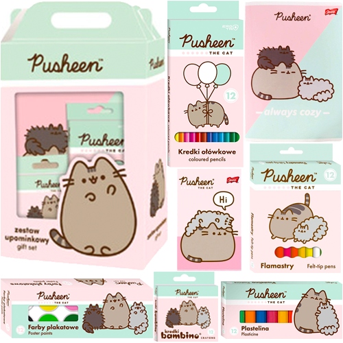 Pusheen Bambino umelecká sada 7 dielov.